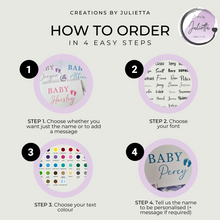 Load image into Gallery viewer, Baby Gift Box | Personalized Baby Gift Box | Creations by Julietta