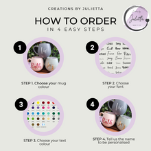 Load image into Gallery viewer, Customized Coffee Mugs | Customizable Mugs | Creations by Julietta