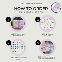 Load image into Gallery viewer, Cash Envelope System | Cash Wallet Binder | Creations by Julietta