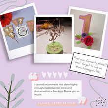 Load image into Gallery viewer, Customized Cake Toppers | Cake Toppers | Creations by Julietta
