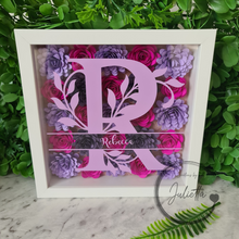 Load image into Gallery viewer, Flower Shadow Box | Flower Box Frame | Creations by Julietta