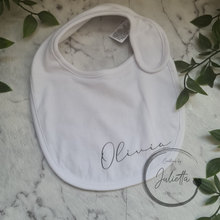 Load image into Gallery viewer, Customized Baby Bib | Custom Baby Bibs | Creations by Julietta
