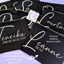 Load image into Gallery viewer, Custom Makeup Bags | Personalized Makeup Bag | Creations by Julietta