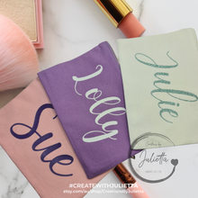 Load image into Gallery viewer, Custom Makeup Bags | Personalized Makeup Bag | Creations by Julietta
