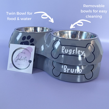 Load image into Gallery viewer, Customized Dog Bowls | Personalized Pet Bowl | Creations by Julietta
