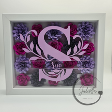 Load image into Gallery viewer, Flower Shadow Box | Flower Box Frame | Creations by Julietta
