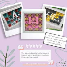 Load image into Gallery viewer, Flower Shadow Box | Flower Box Frame | Creations by Julietta