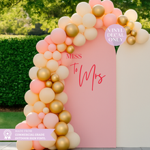 Load image into Gallery viewer, Miss to Mrs Vinyl Decal – Bridal Shower, Engagement &amp; Bachelorette Sign Decor
