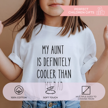 Load image into Gallery viewer, Funny kids T-shirt for auntie gift idea

