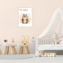 Load image into Gallery viewer, Wombat Be Happy Nursery Print
