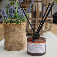 Load image into Gallery viewer, Coconut &amp; Lime Reed Diffuser – Elegant Home Fragrance - 100ml
