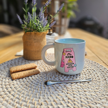 Load image into Gallery viewer, Pastel Coffee 'Aura' Mug 320ml - Mood Caution, Baby Blue
