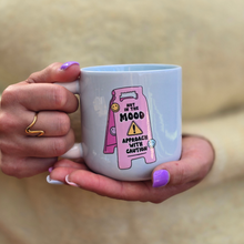 Load image into Gallery viewer, Pastel Coffee 'Aura' Mug 320ml - Mood Caution, Baby Blue
