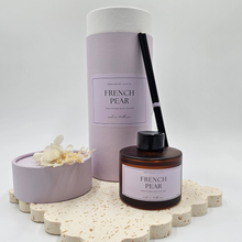 Load image into Gallery viewer, French Pear Reed Diffuser 100ml – Luxury Home Fragrance
