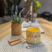 Load image into Gallery viewer, Pastel Coffee 'Cloud' Mug 440ml - Not Anti-Social, Lemon
