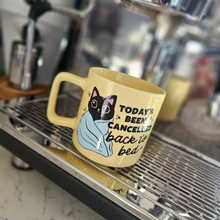 Load image into Gallery viewer, Coffee Mug - Cat, Today&#39;s Been Cancelled Pink
