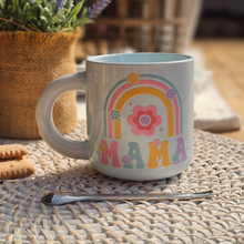 Load image into Gallery viewer, Pastel Coffee 'Aura' Mug 320ml - Mama Rainbow, Baby Blue
