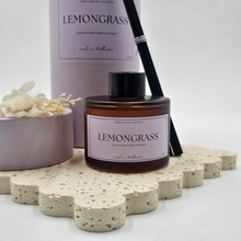 Load image into Gallery viewer, Lemongrass Reed Diffuser 100ml – Luxury Home Fragrance
