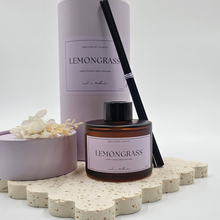 Load image into Gallery viewer, Lemongrass Reed Diffuser 100ml – Luxury Home Fragrance
