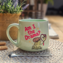 Load image into Gallery viewer, Pastel Coffee 'Cloud' Mug 440ml - Am I The Drama?, Mint
