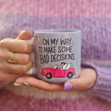 Load image into Gallery viewer, Pastel Coffee 'Aura' Mug 320ml - On My Way To Make Bad Decisions, Lilac
