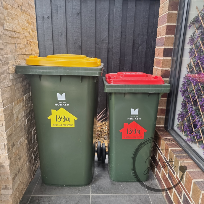 Wheelie Bin Stickers | Bin Stickers | Creations by Julietta